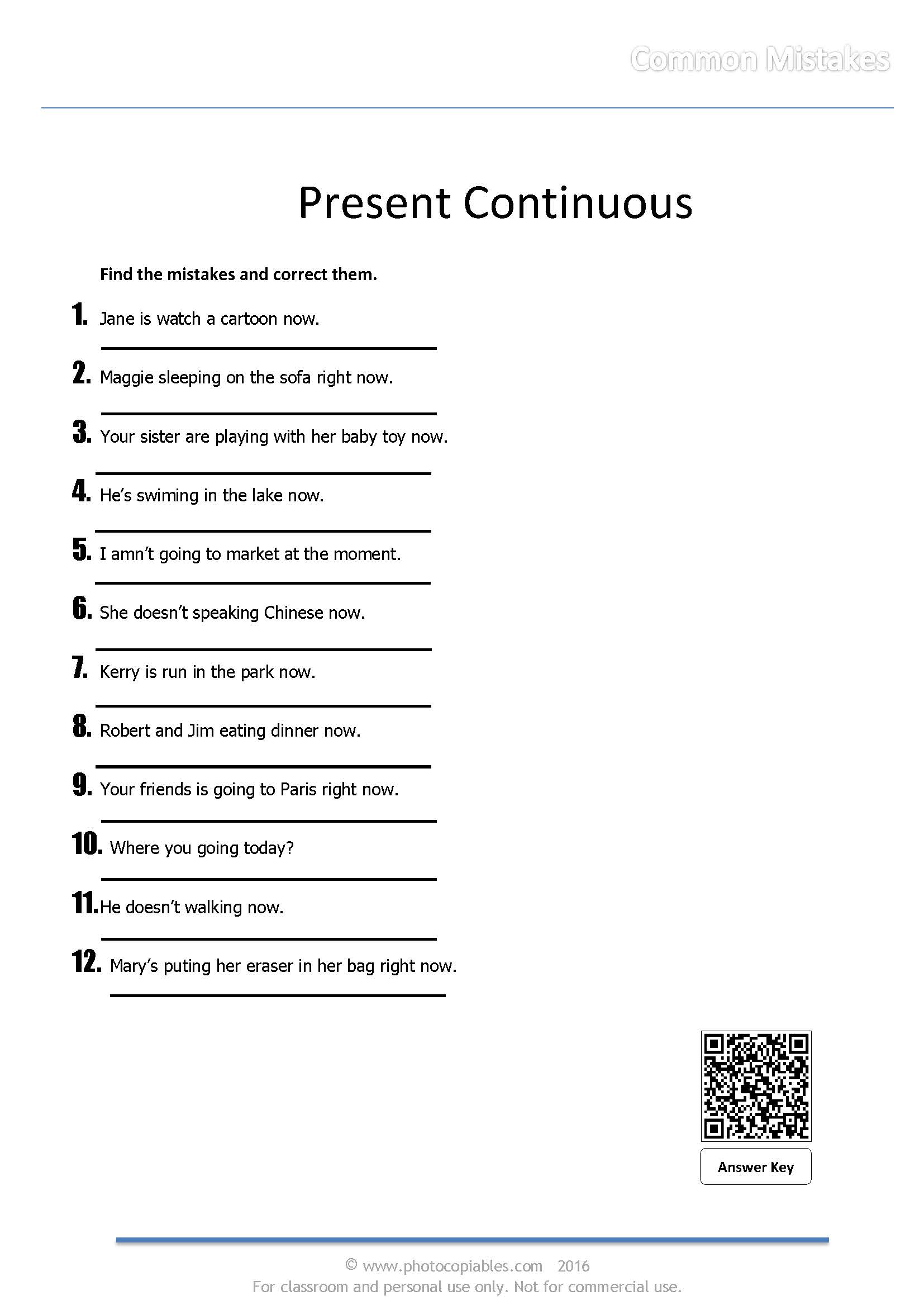 present-continuous-common-mistakes-photocopiables